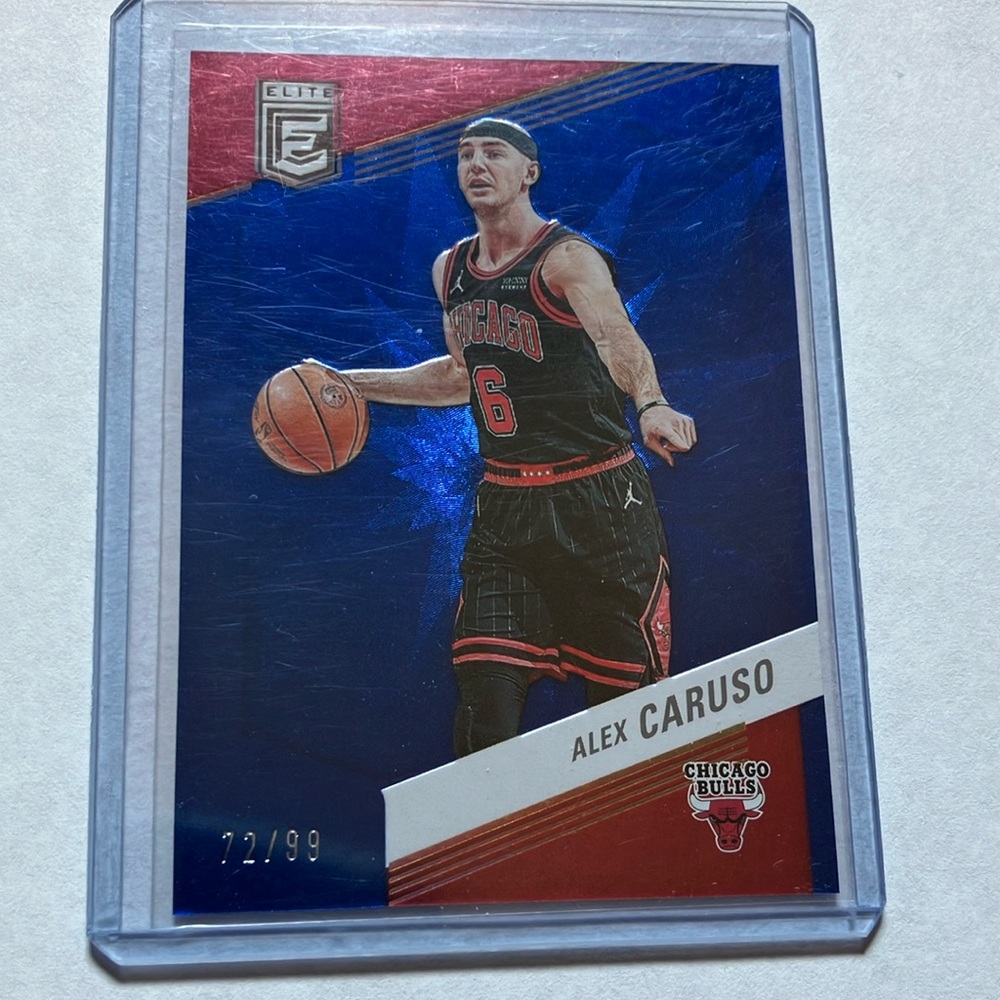 Donruss Elite Alex Caruso Chicago Bulls /99 Card RARE